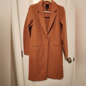 Reitmans Single Button Coat Pinkish Tan - Size XS